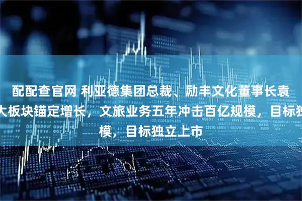 配配查官网 利亚德集团总裁、励丰文化董事长袁波：三大板块锚定增长，文旅业务五年冲击百亿规模，目标独立上市